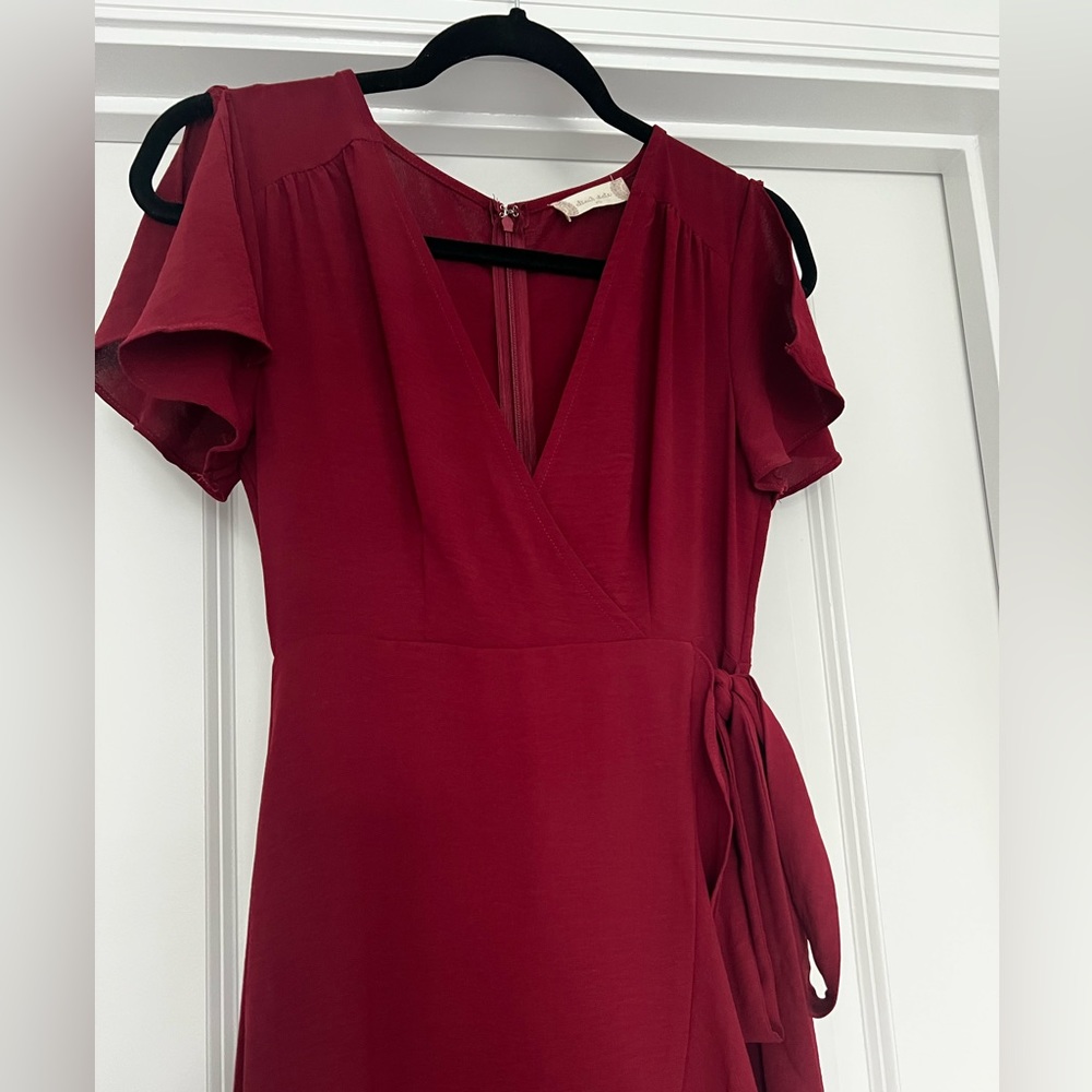 XS Altar’d State Maroon Dress